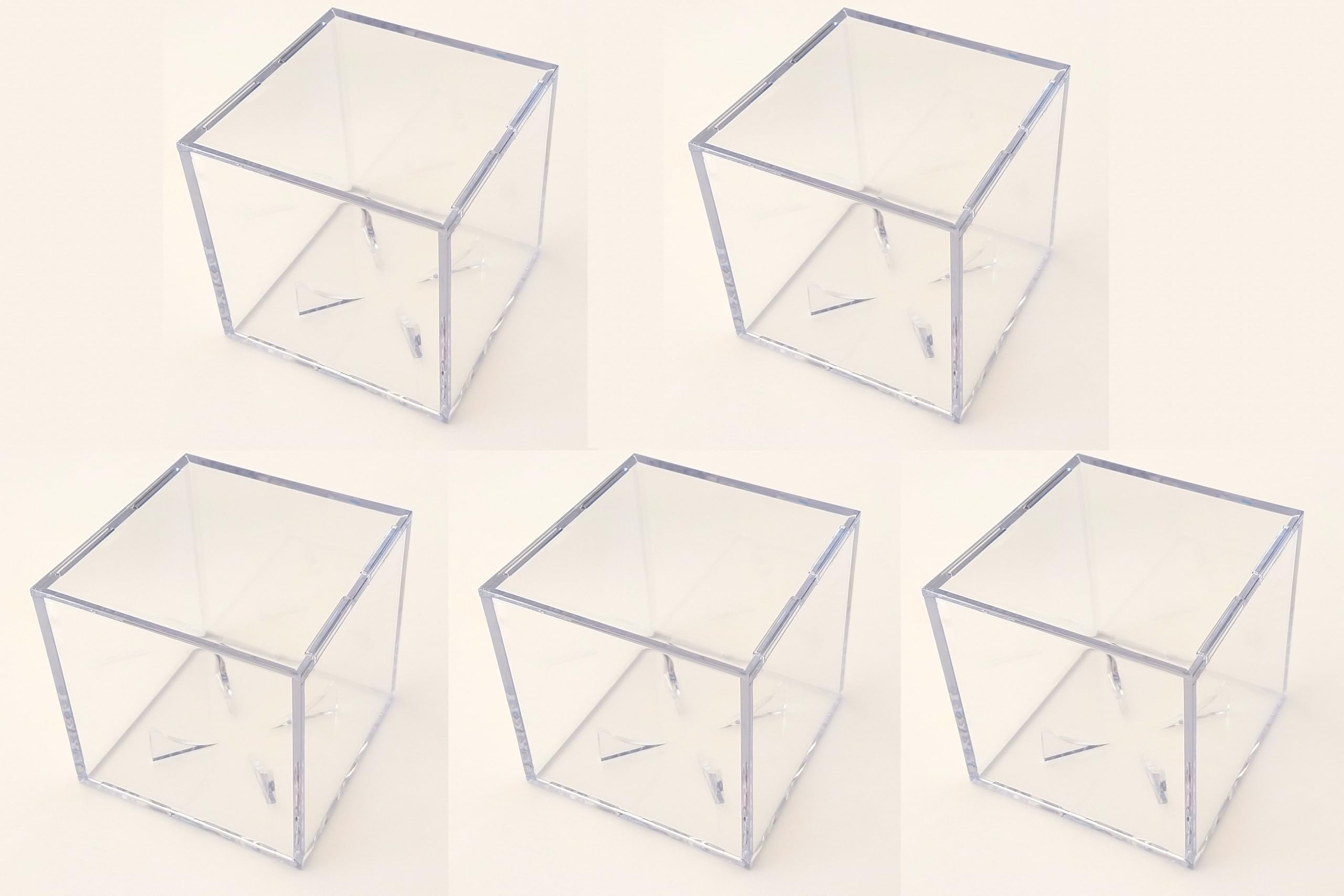 docsmagic.de 5 x Baseball Display Case Holder with Grandstand