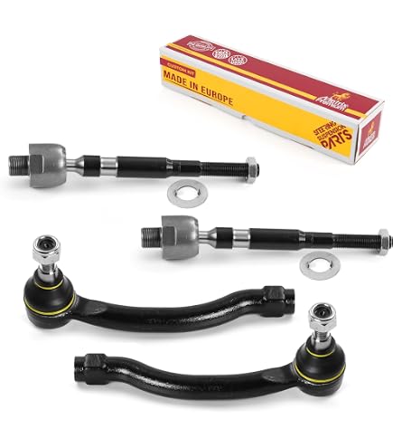 PartsW Inner & Outer Tie Rod End Kit For Acura MDX 07-13 & ZDX 10-13 – 4pc Set