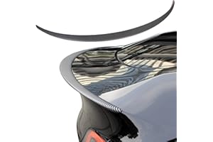 FLAMPETUS Fit Tesla Model Ｙ Spoiler Rear Spoiler Wing Lip Tail Trunk Spoiler Cover Compatible with 2017-2023 Tesla Model Ｙ Accessories, Matte Carbon Fiber