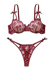 Lilosy Sexy Cute Underwire Push Up Strappy Heart