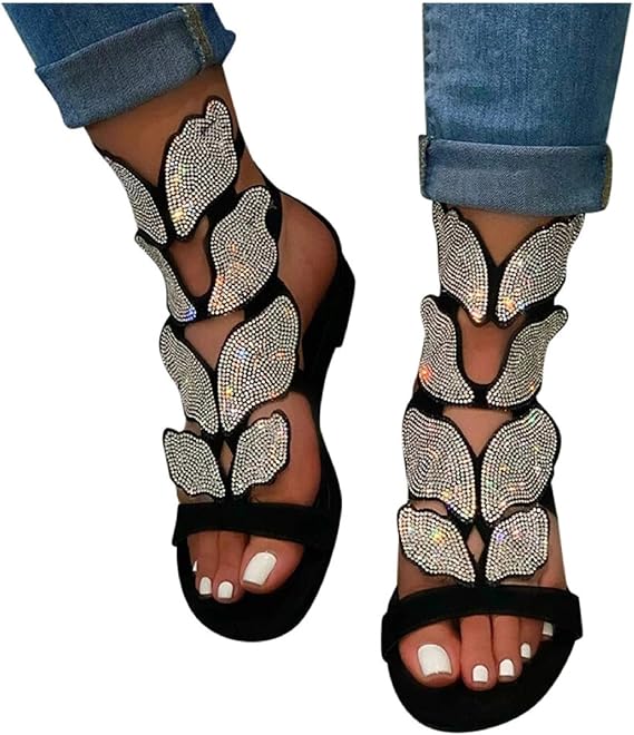 wide width flat sandals