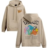 Pokemon Eevee Evolutions 8 Gamer Adult Sweatshirt Hoodie