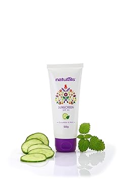 Naturals Cucumber and Mint Suncreen, 50 g
