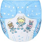 Littleforbig Washable Adjustable Reusable Waterproof Cloth Adult Diaper Wrap Cover One Size - Astro Babies