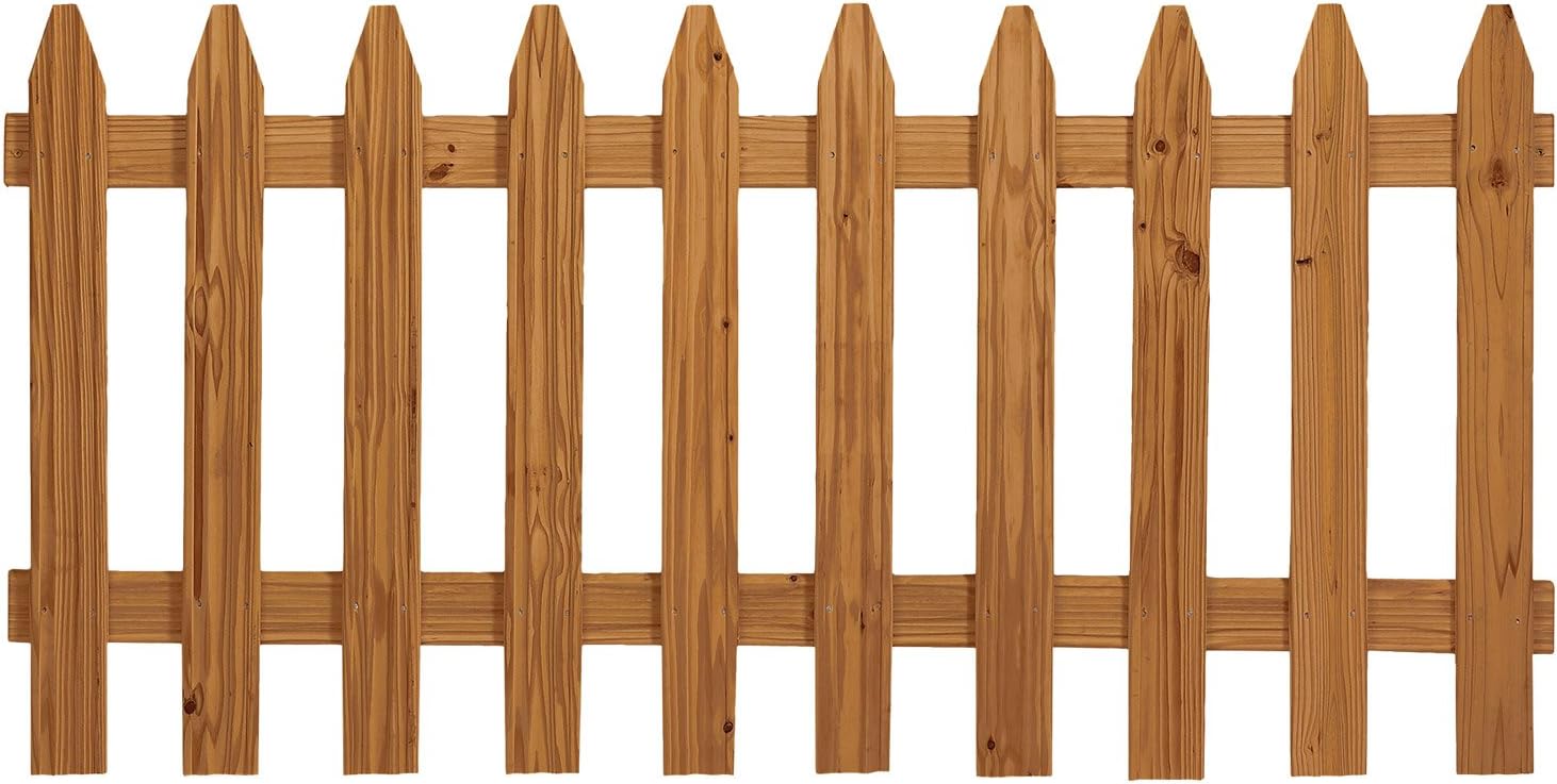 outdoor fencing W PressureTreated CedarTone Moulded Fence Kit H x 6