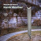 Flatro Rotary Washing Line Cover Waterproof Fabric with Zip Silver view 6