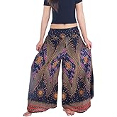 Lannaclothesdesign Palazzo Pants for Women Wide Leg Boho Harem Yoga Pants S M L XL Sizes