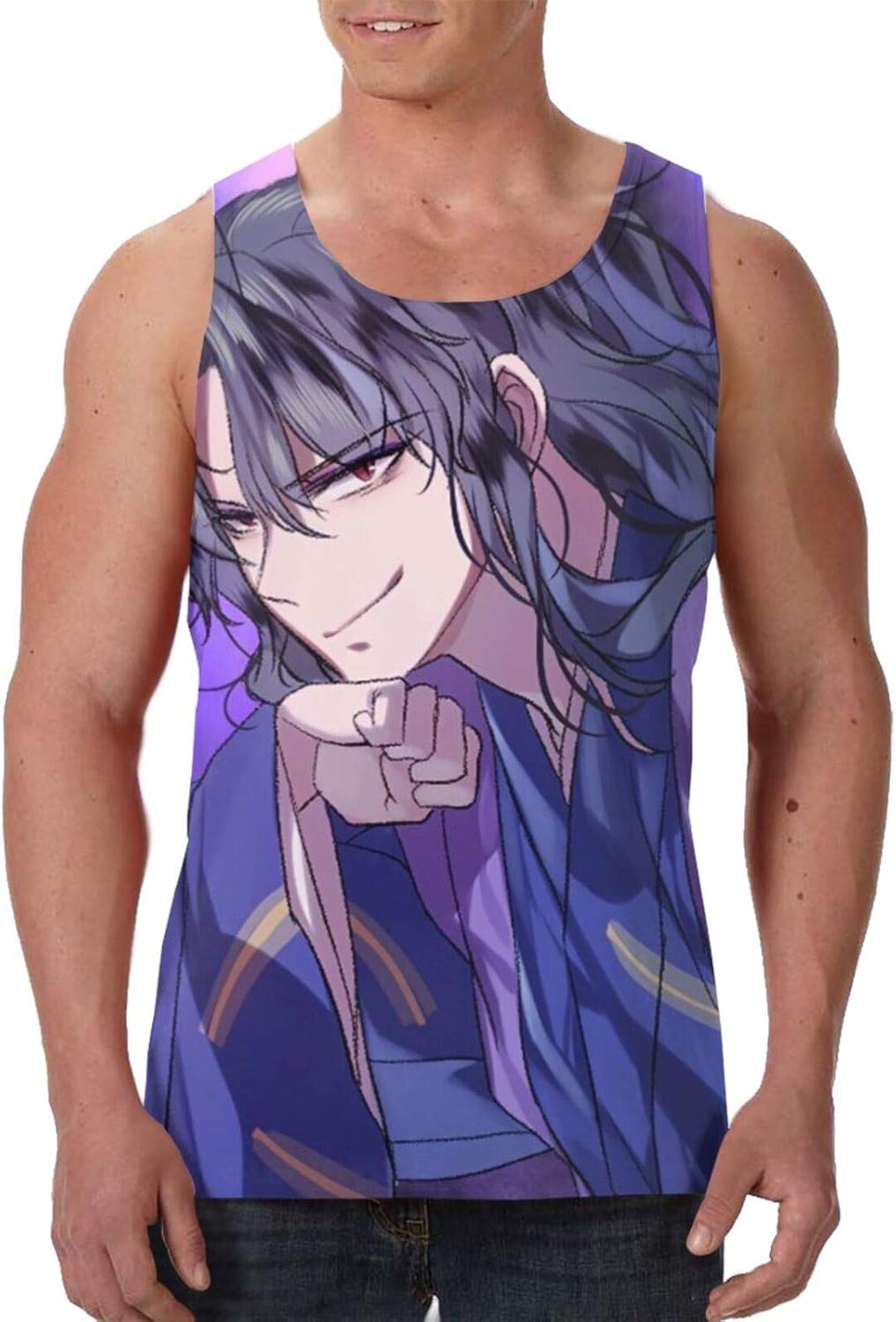 IHHASD Mens Cotton Anime InuyashA Naraku Tank Top