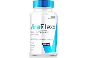 NUTRARIZE ViraFlexx for Men, ViraFlex Pro Capsules, Male Performance Support 500mg, All Natural Dietary Supplement to Support Overall Health, Vira Flexx Reviews (60 Capsules)