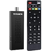Digital Converter Box for TV, Newest ATSC TV Tuner Hidden Behind TV, Recording&Playback TV Tuner, 1080P HDMI Output, Timer Se