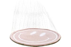 Bouncee Splash Pad Sprinkler for Kids - 68" Outside Mini Pool for Baby and Toddler - Splash Pad for Toddlers - Splash Pad for Kids Ages 4-8 - Inflatable Outdoor Toys for Toddlers - Water Toys