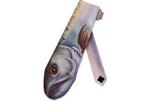 King Salmon Tie Mens Fish Necktie by Three Rooker