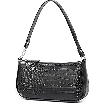 Shoulder Bag for Women Y2k Black Purse Trendy Small Handbags