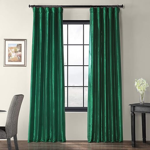 Amazon Com Hpd Half Price Drapes Ptch Jtsp208 96 Faux Silk