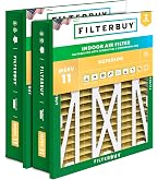 thumbnail image 2 of Filterbuy 20x20x5 MERV 11 Air Filter – Pleated, Electrostatic, For HVAC/Furnace (1, 2, Or 4-Pack) 2 of 4