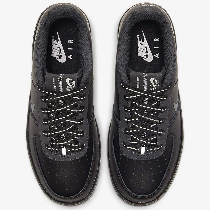 white & black air force 1 lv8 3 trainers