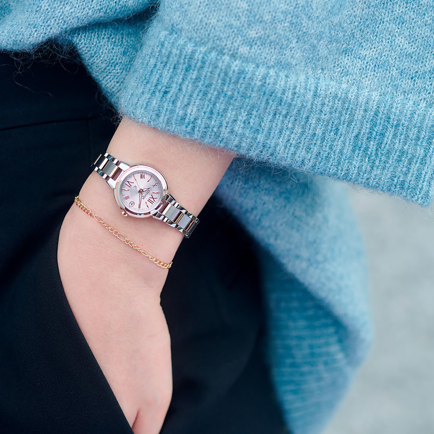 CITIZEN xC (Cross C) Women’s Eco-Drive Radio Controlled Watch, Available in a Variety of Colors, Water Resistant, Solar and Light Powered, Happy Flight Series, Basic Collection