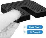 sourcing map 8 Pcs Rubber Isolator Pads U-shaped AC Condenser Shock Mount Anti view 3