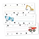 30 Name Tags for Classroom Cubbies, 3x9 in