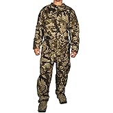 HOT SHOT Men’s Insulated Twill Camo Hunting Coverall – Insulated Coveralls for Men Cold Weather, One-Piece Full Body Coverage