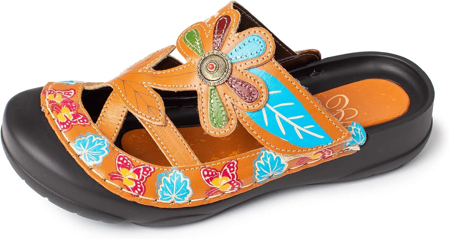 Corkys Womens Elite Summer Clog (8 M US, Amber Multi