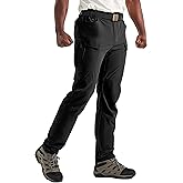 Flyplus Tactical Pants for Men with 10 Pockets,Slim Fit Cargo Work Pants,Durable for Hiking,Fishing,Outdoor Activities