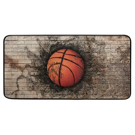 LUPINZ - Felpudo de Pared con diseño de balón de Baloncesto ...