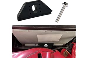 Lecctso Base Clamp Car Battery Hold Down Kit, Battery Tie Down Bracket with 304 Stainless Steel Bolt Kit, Universal Car Accessories Car Battery Holder Replacement for Select GM Models, 14005061