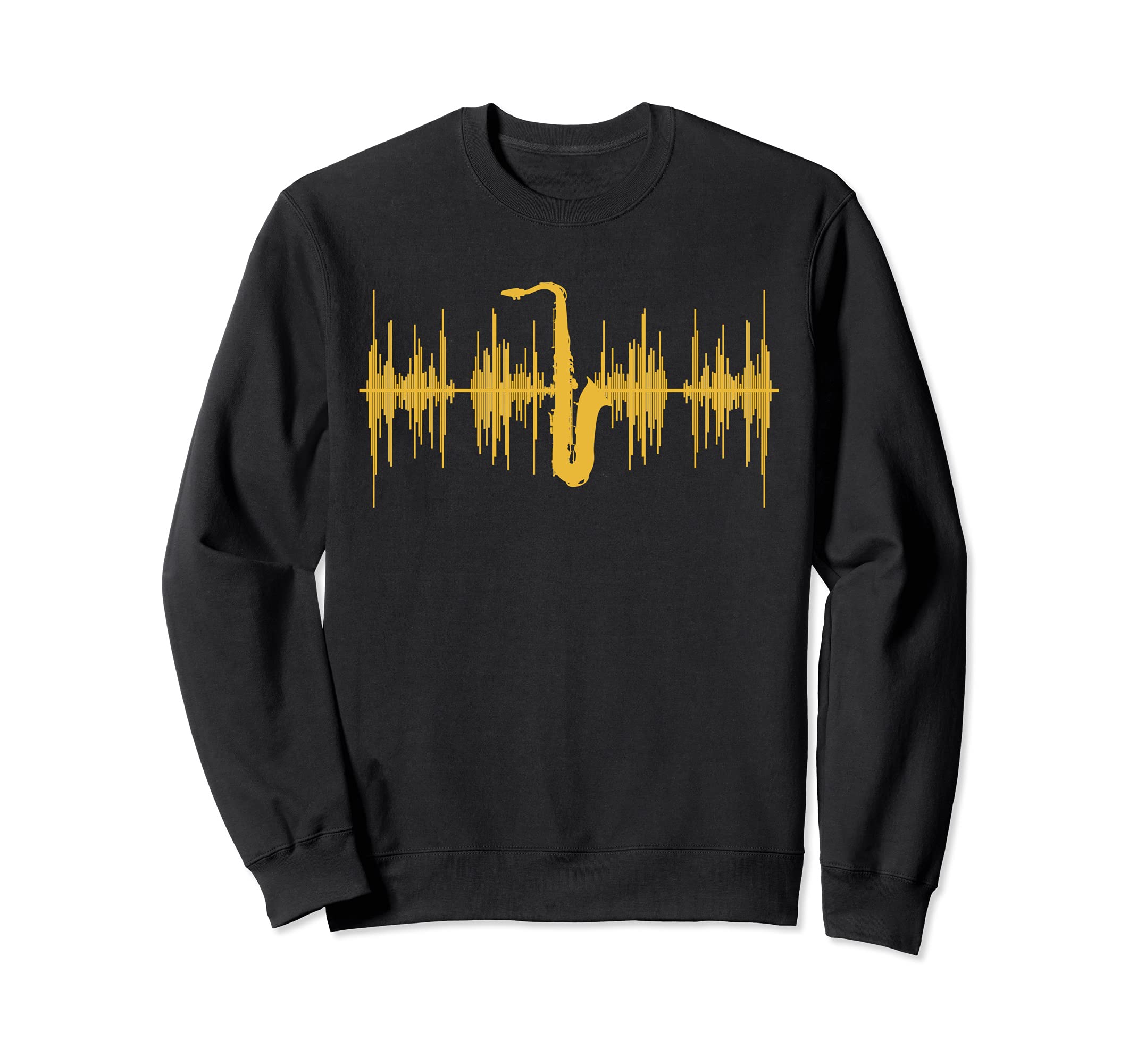Musician Saxophonist Soundwave Musical Instrument Saxophone Sweatshirt