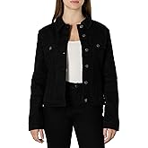 Amazon Essentials Women's Regular-Fit Low Stretch Denim Button-Front Trucker Jacket