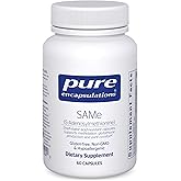 Pure Encapsulations SAMe S-Adenosylmethionine 180's - Supports Joint Health & Glutathione Production* - Gluten Free & Non-GMO - 60 Capsules
