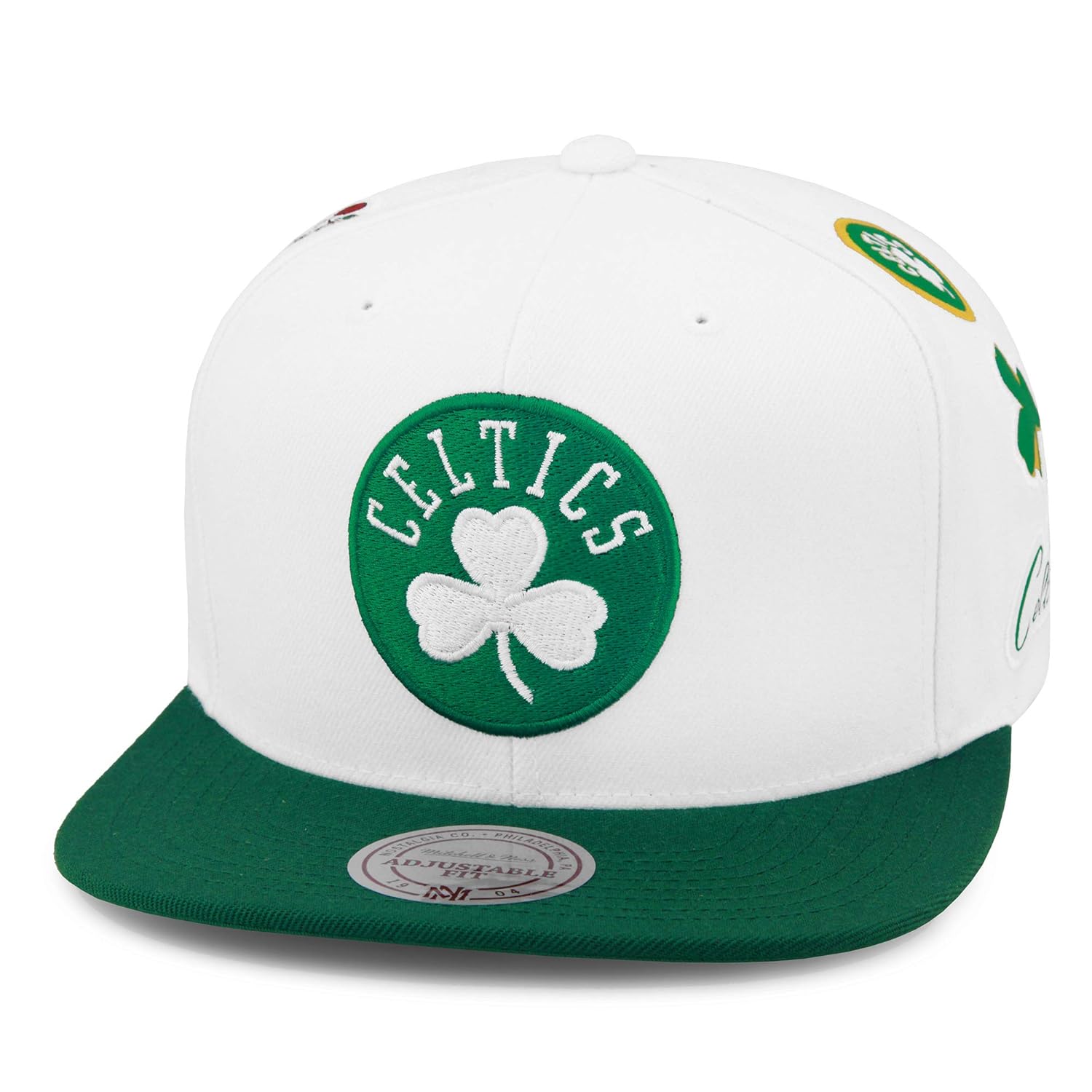 white boston celtics hat