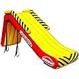 SportsStuff Spillway Dock Slide, Boat Slide, Inflatable Pontoon Slide, Yellow, Red Large