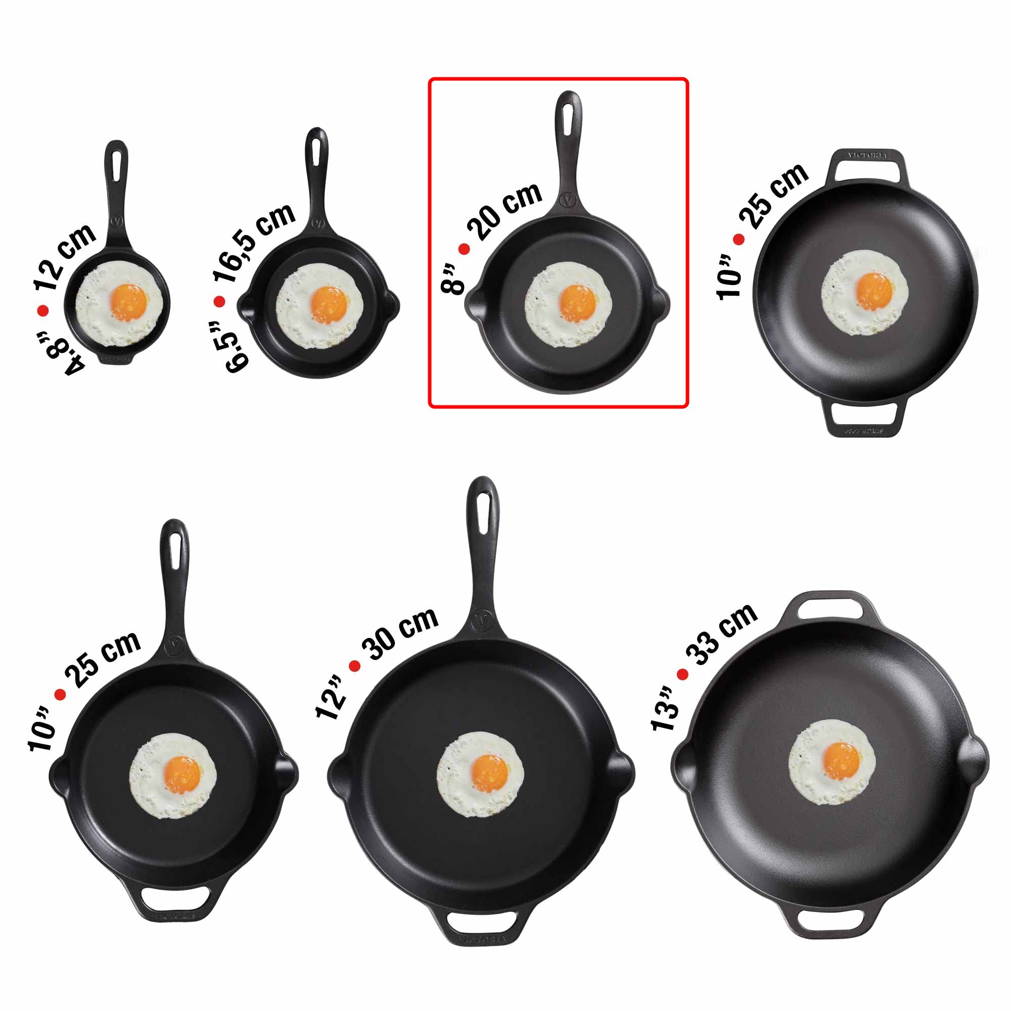 Mua Victoria SKL208 Victoria Cast Iron Skillet. Small Frying Pan