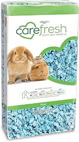 Carefresh 99% Dust-Free Blue Natural Paper Small Pet Bedding 10 L