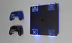 Wall Mount for PS4 PlayStation 4 with Multicolor