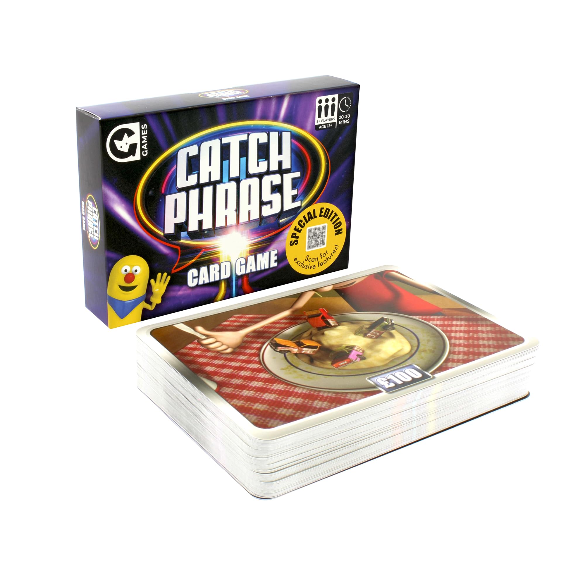 Ginger Fox Catchphrase Card Game | Special Edition | For Adults and Kids Aged 12 and Over | Travel Sized Card Games for Family Game Nights, Parties and More