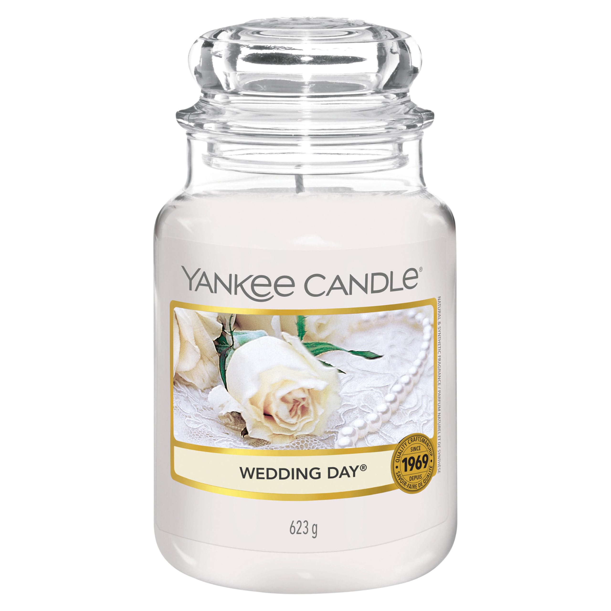 Yankee Candle Scented Candle | Wedding Day Large Jar Candle | Long Burning Candles: up to 150 Hours | Gifts for Women