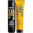 Matrix A Curl Can Dream Co-Wash Cleansing Conditioner and Rich Hair Mask Set For Curly & Coily Hair, Revives & Defines Curls Between Washes, With Manuka Honey Extract