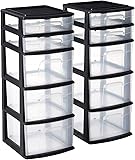 clear tower storage unit