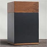 AspenStudio Black Walnut Wooden Cremation Urn for Adult Human Ashes Handcrafted Urn by Aspen Studio