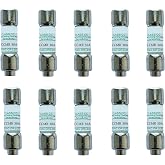 10-Pack New CCMR-30 CCMR 30A CCMR030 CCMR-30A 600Vac Time Delay Fuse,CCMR-30A Current Limiting Class CC Rejection Cartridge Fuses