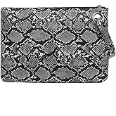 Suillty Women's Oversized Snakeskin Clutch Envelope Bag Messenger Handbag Tote Wristlet Bag