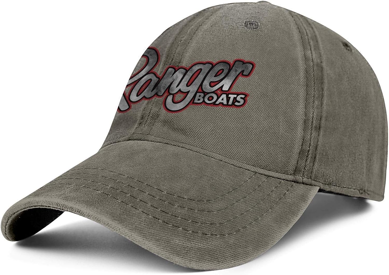 Vintage Washed Cap RangerBoatsDistressedBoatTrailerParts Brown