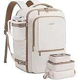 LOVEVOOK Travel Backpack for Women & Men, 60L Large Carry On Backpack Airline Approved, TSA Personal Item Weekender Bag, Laptop Backpacks with 3 Packing Cubes for Travel Essentials, Waist Belt