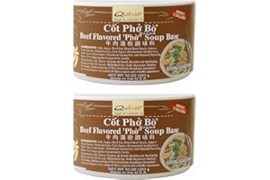 QuocViet Beef Flavored pho Soup Base 10 oz -2 Pack Value Bundle – Authentic Vietnamese Beef Noodle Soup Seasoning