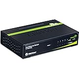 TRENDnet 5-Port Unmanaged 10/100 Mbps GREENnet Ethernet Desktop Metal Housing Switch, TE100-S50g