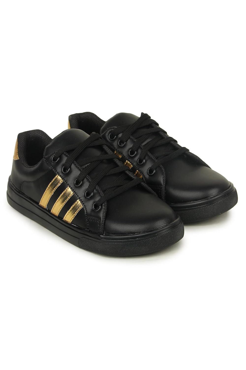 jynx women's synthetic alektra sneakers (black)