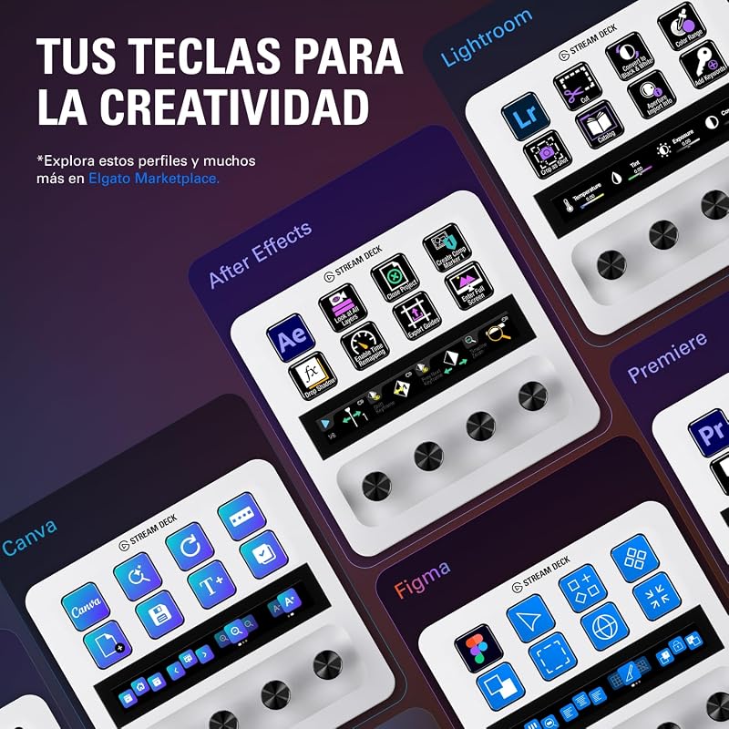 Stream Deck + White, mezclador y controlador