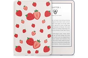 Tacky Design Strawberry Skin Decal, Off-White Skin Stickers, Premium Vinyl 3M Full Wrap for Kindle (11th Gen, 2022)